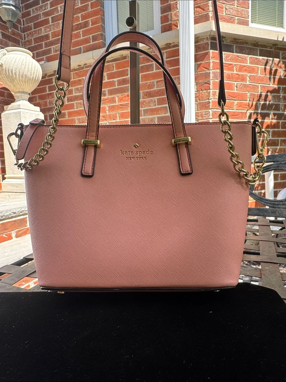 kate spade structured saffiano